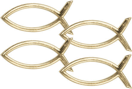 Wachsmotive "Fisch gold"