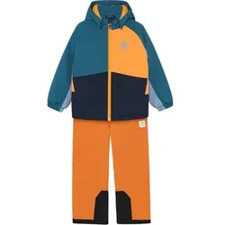 COLOR KIDS Color Kids Kinder Ski Jacke+Hose Set Colorblock, Größe 128 in Türkis Türkis