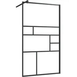 Helloshop26 - Duschabtrennung aus Glas Badewannentrennwand Badezimmeraccessoire Duschkabine Inneneinrichtung ESG transparent 90 x 02_0002141