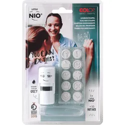 COLOP Motivstempel-Set Little NIO Lehrer