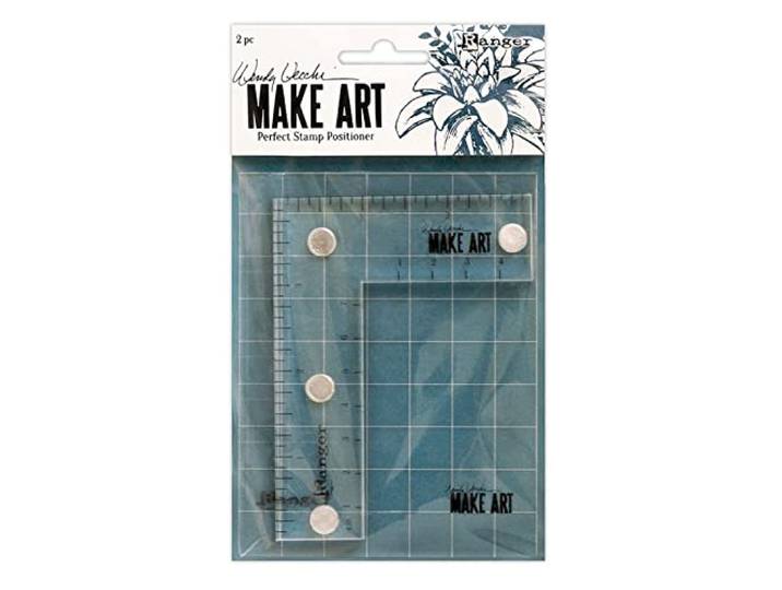 Wendy Vecchi Ranger Make Art-Perfect Stempel Positioner Set, Grijs, one Size