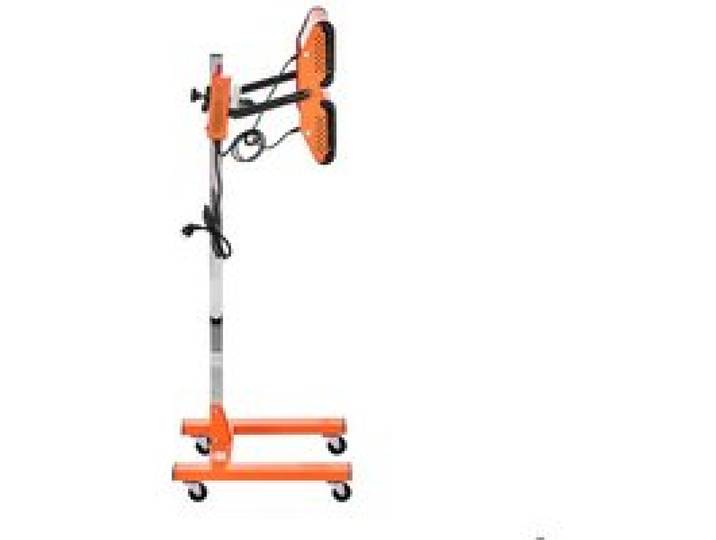 Lampe de Séchage Infrarouge - DUOKU - 2200 W - Minuterie 1-60 min - Support pour Voiture - Acier Inoxydable