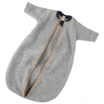Engel - Baby-Schlafsack Fleece L/S mit Reißverschluss - Babyschlafsack Gr 62/68 Hellgrau Melange