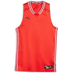 Puma, Herren, Sportshirt, Hoops Team Game Jersey (M), Rot