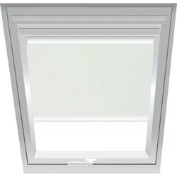 Roto Sichtschutzrollo Hellbeige 1-R02, 105x112 cm (10/11), 845 SR Holz,Aluminiumschiene,Manuell,Roto