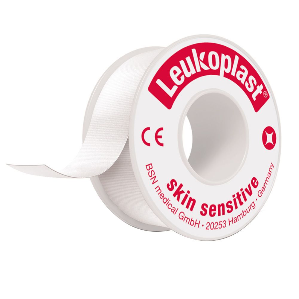 Leukoplast Skin Sensitive 1,25 cmx2,6 m m.Schutzr. 1 St Pflaster