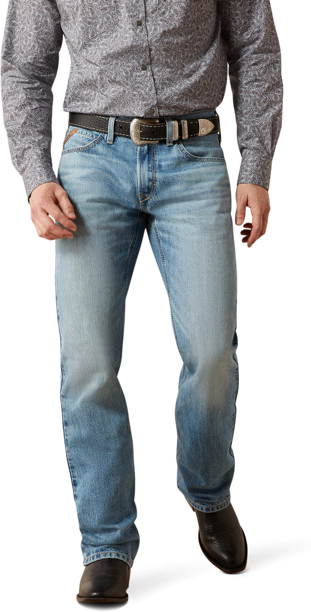 Men's M5 Straight Gilroy Leg Jeans in Randy, Size: 42 X 38 by Ariat