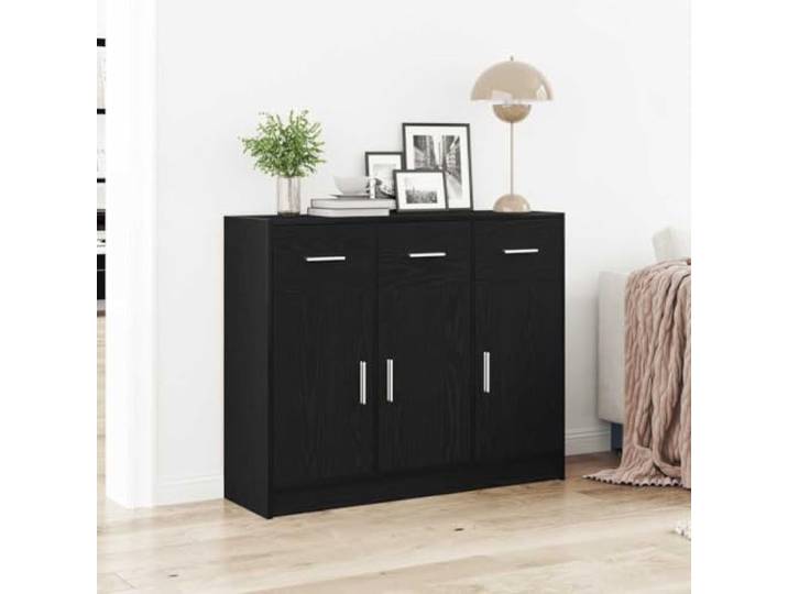 HEFZGDB Klassisches Sideboard mit zeitlosem Design, stabiles Sideboard mit Wandhalterung, aus Holzwerkstoff, mit großzügigem Stauraum und Präsentationsfläche für Deko