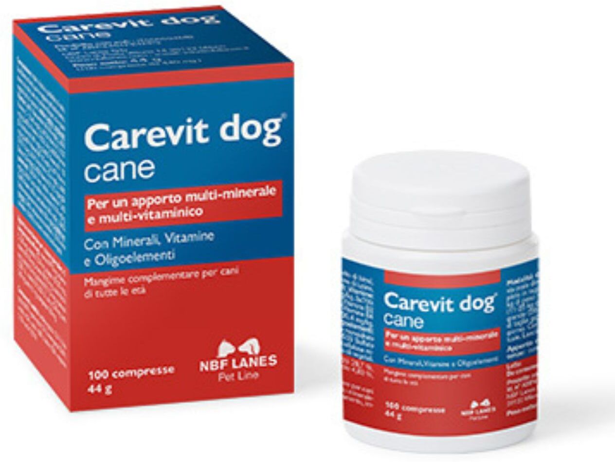Nbf Lanes Carevit Dog Integratore per Cani Compresse