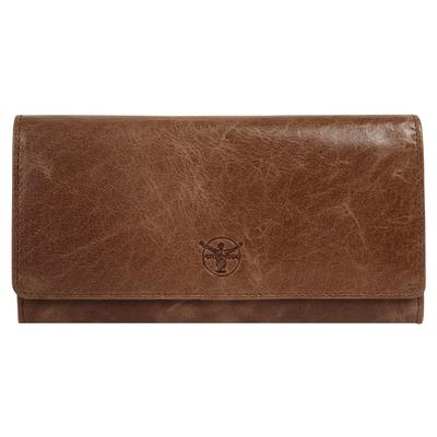 Geldbörse CHIEMSEE "CHIEMSEE Damen echt Leder", Damen, braun (cognac), Leder, unifarben, Kleinlederwaren, echt Leder