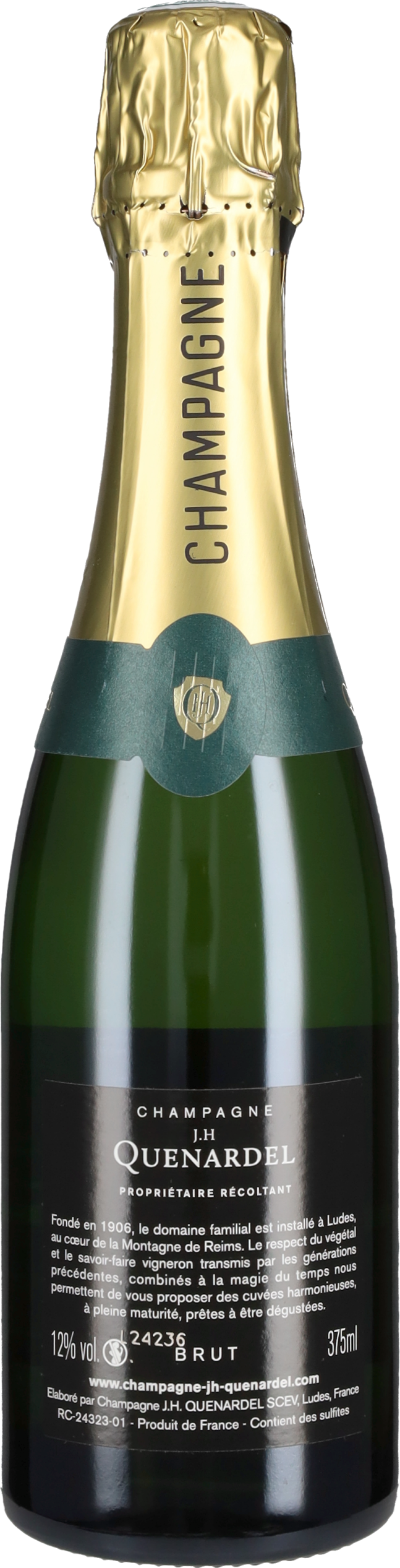 Champagne Brut 'Blason Vert' Quenardel - 37.5cl