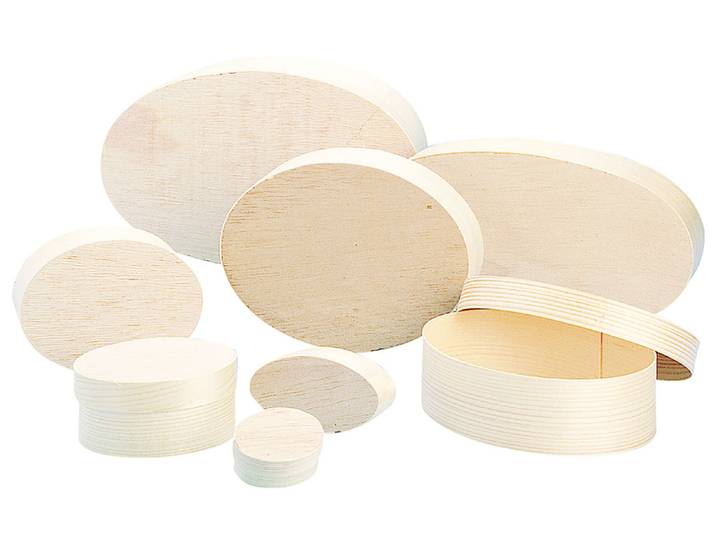 Rayher Spanschachtel Oval 7 × 10 × 5 cm