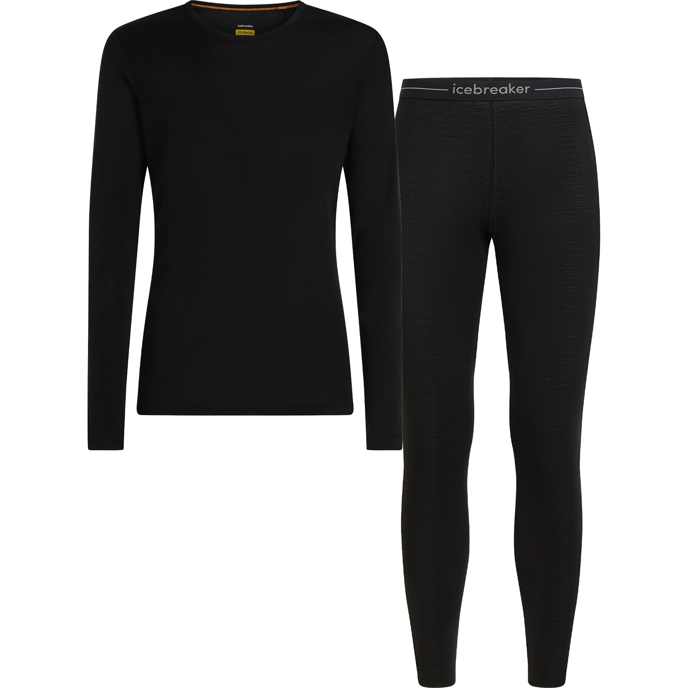 Icebreaker Merino 175 Everyday Unterwäsche Set Herren Merino Unterwäsche schwarz Größe S Hautfreundlich Merinowolle