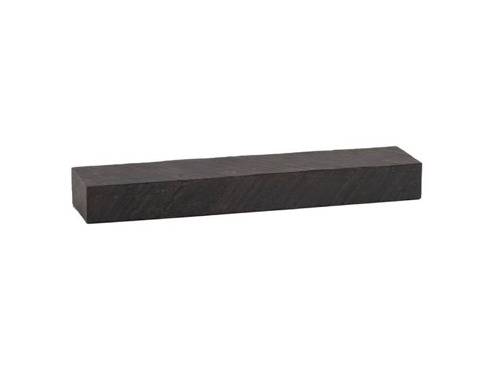 Étagère murale 90 cm effet pierre en bois de manguier massif, gris