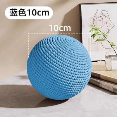Uplift Treasures Interactive Sisal Cat Scratching Ball Toy 8 To 10cm blue10cm