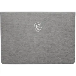 MSI Sleeve Bag 15.6" Tragehülle passend für Prestige-Serie bis 15,6 (15.60", MSI), Notebooktasche, Grau