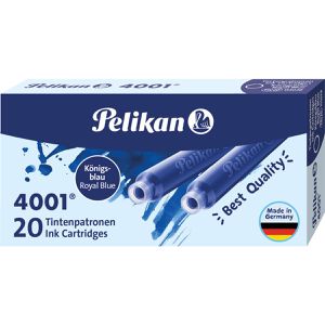 Pelikan Füllerpatronen 4001 TP20, königsblau, 20 Stück
