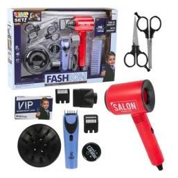 Lean Toys Lean Friseurset Für Jungen Haartrockner Glätteisen Kämme Zubehör (67992632)