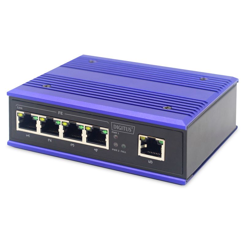 Digitus Professional DN-651 Industrial Desktop Switch, 5x RJ-45 (DN-650105)