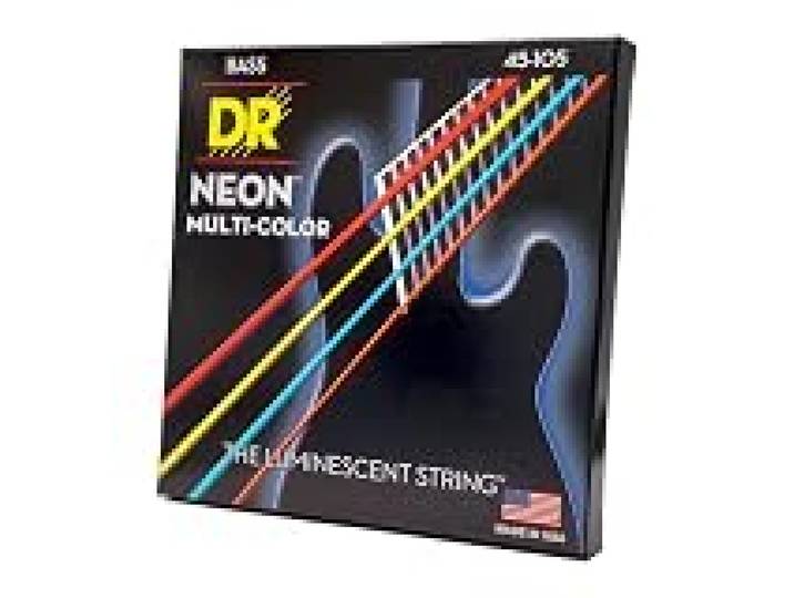 DR String MCB-45 Multi-Color Jeu de cordes pour guitare basse