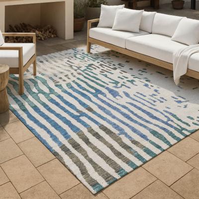 Addison Rugs Machine Washable Indoor/ Outdoor Modern Hermosa Chantille Rug