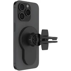 Fixed Ładowarka Držák s bezdrátovým nabíjením MagClick 2 s podporou MagSafe, 15W, Qi2, černý (15 W), Wireless Charger, Schwarz