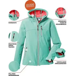 KILLTEC killtec Mädchen Kinder Jacke Girls, Größe 140 in Türkis 253