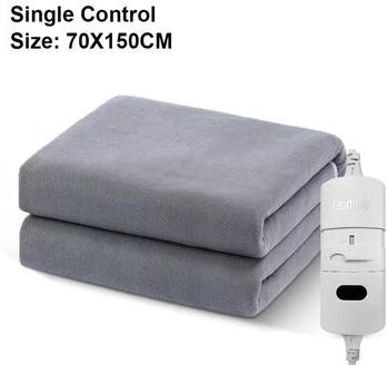 Uplift Picks Electric Heating Blanket With Thermostat Thick Heated Blanket For Bed And Room Comfort grey 70x150 Cm