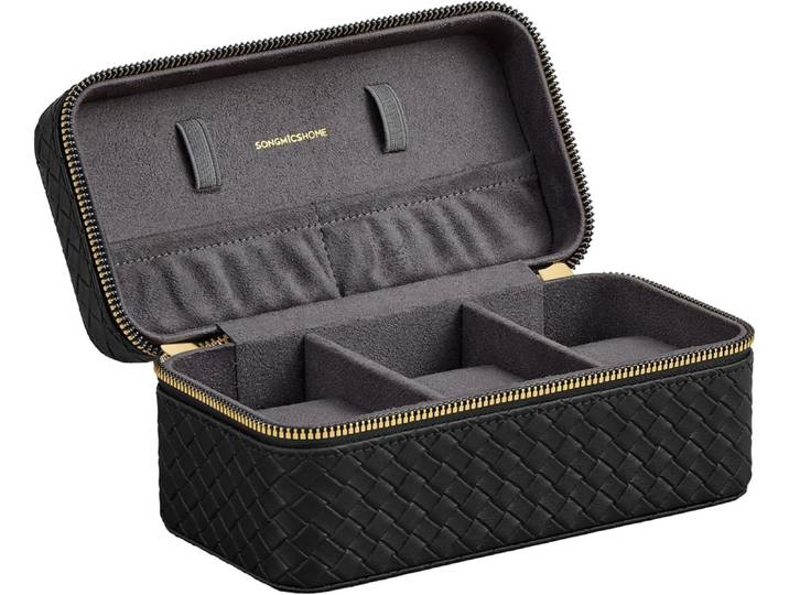 Uhren Aufbewahrungs Box für 3 Uhren Grau
