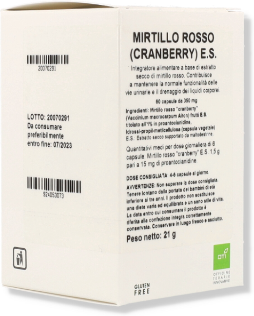 OTI Srl MIRTILLO ROSSO ES 60CPS