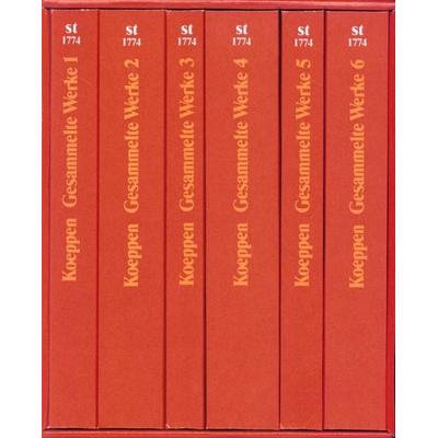 Gesammelte Werke in sechs Bänden in den suhrkamp taschenbüchern, Set von Wolfgang Koeppen, Suhrkamp, 978-3-518-38274-5