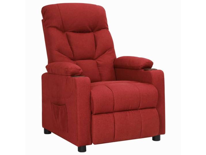 vidaXL Relaxsessel, Relaxsessel Weinrot Stoff