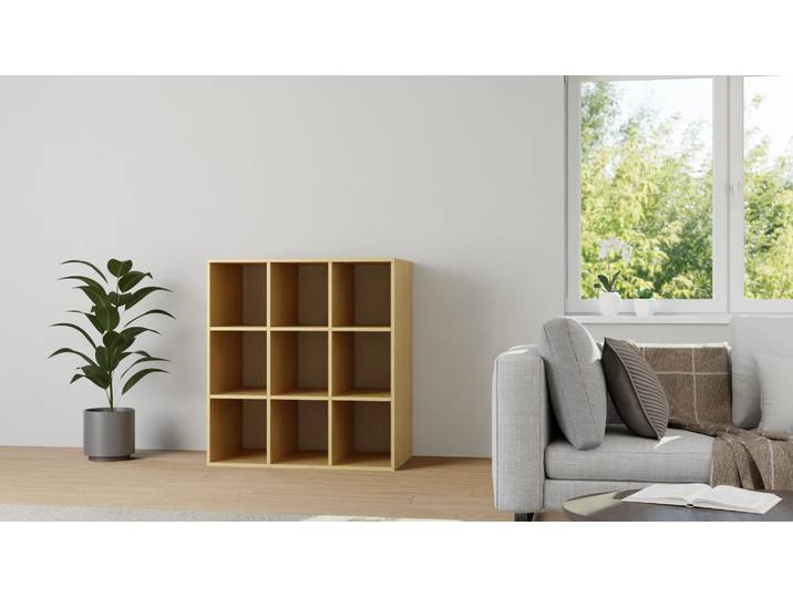 Étagère de 60 cm de profondeur en frêne Frêne Naturel huilé