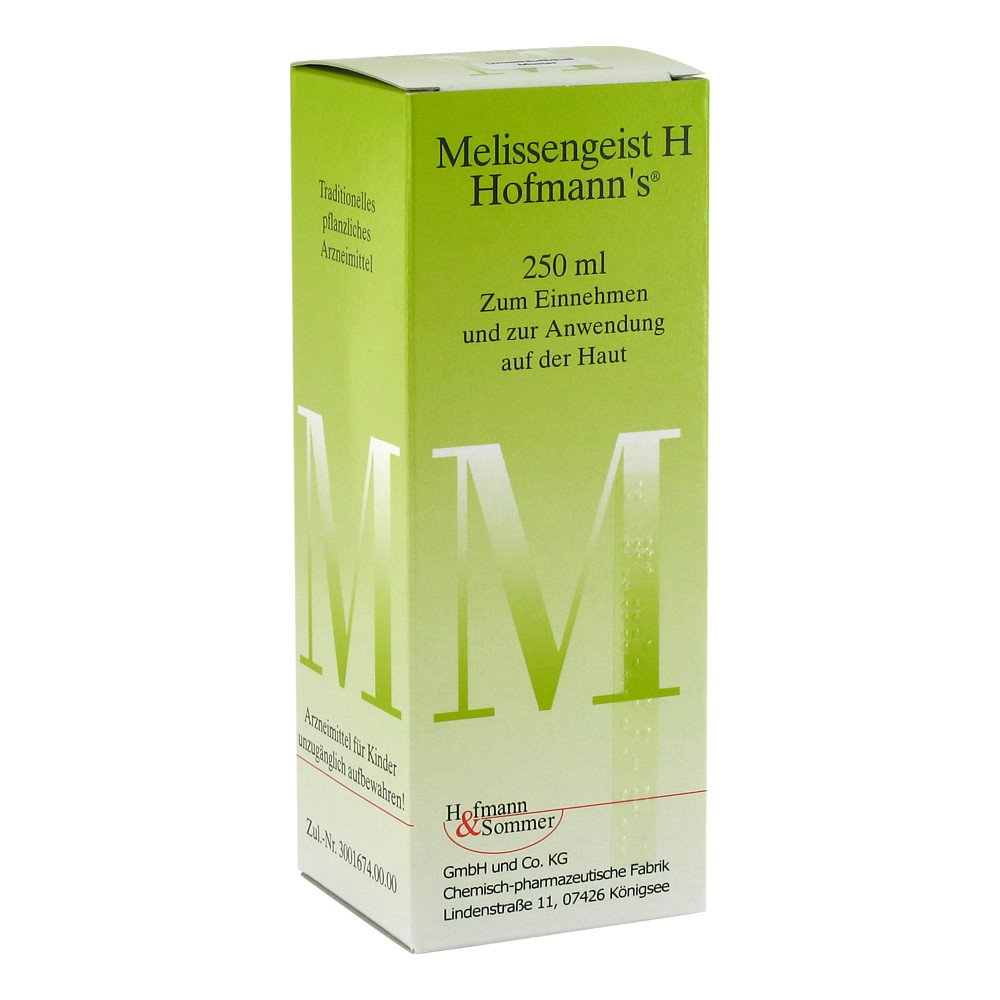 Hofmann & Sommer GmbH & Co. KG Melissengeist H Hofmanns Tropfen 01822454