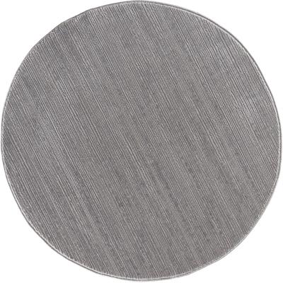 Teppich SEHRAZAT "LIMA, auch als Läufer", grau, H:10mm Ø:200cm, Polyester, Polypropylen, Teppiche, Teppich, Kurzflor, Linienstruktur, leichter Glanz, Wohnzimmer