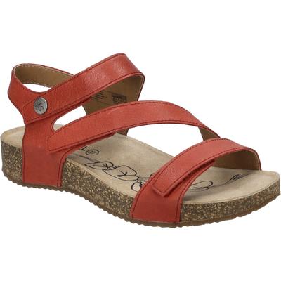 Sandale JOSEF SEIBEL "Tonga 25, rot", Damen, Gr. 39, rot, Obermaterial: 100% Rindsleder Leather cow., Schuhe Sandale