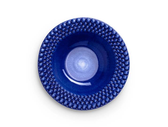 Mateus Assiette creuse Bubbles 25 cm Bleu
