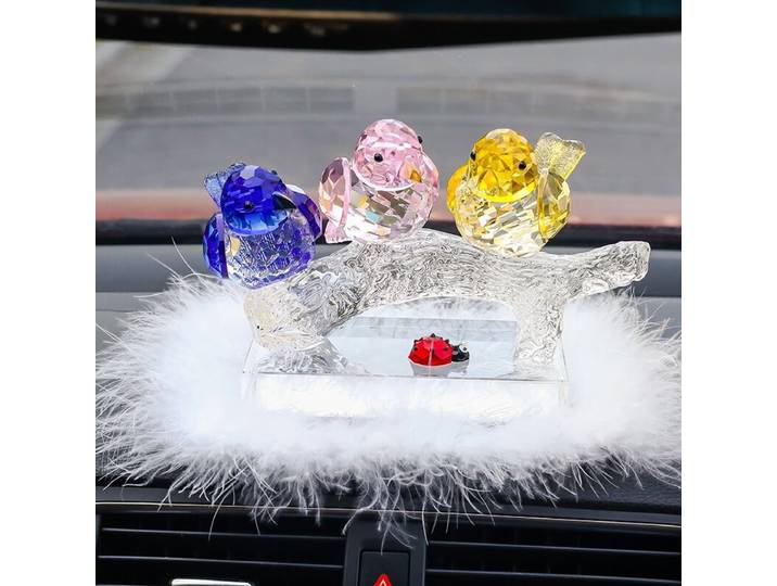 Ornements de pie en cristal, décoration de voiture de luxe légère, armoire à vin, bibliothèque, artisanat en verre, cadeaux de pendaison de crémaillère
