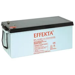 Effekta BTL 12-200 AGM Akku 12V 200Ah – passend für Groß-USV, Notstrom, Industrie & Energieanlagen
