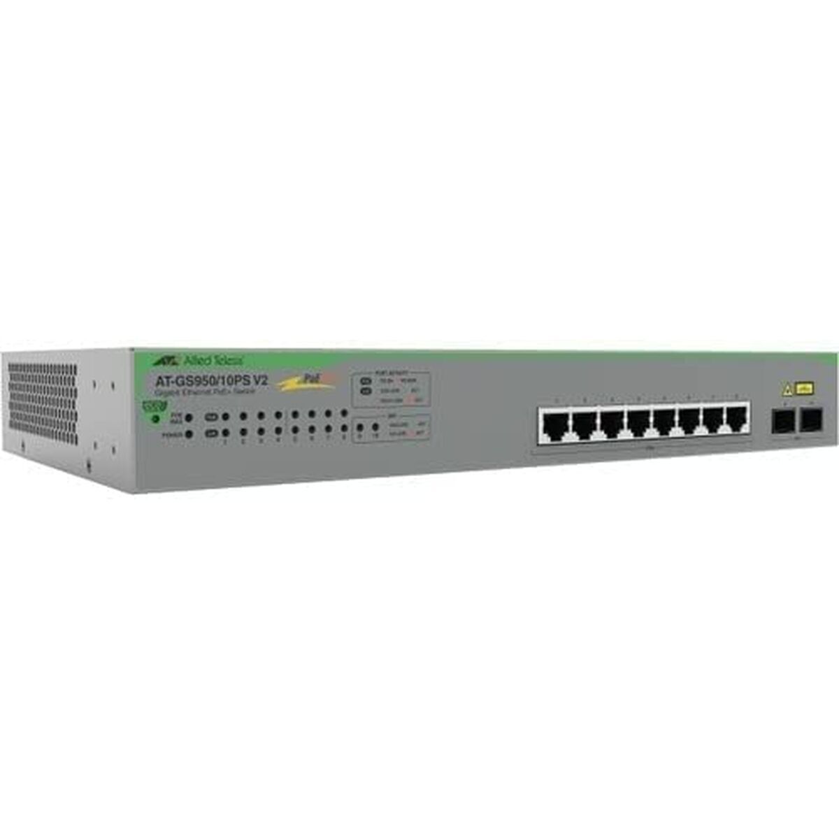 Allied Telesis GS950/10PS, Managed, Gigabit Ethernet (10/100/1000), Vollduplex, Power over Ethernet (PoE)