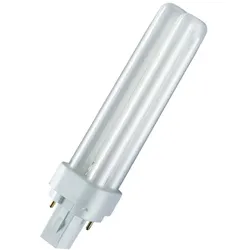 Osram Kompaktleuchtstofflampe „DULUX D“ G24d-2 18W 830 KVG/NODIM