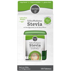 Borchers Süßstoff Stevia, 120 Tabletten, im praktischen Tischspender