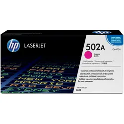 HP, Toner, 502A Magenta Original LaserJet toner cartridge, 4000 pages, magenta