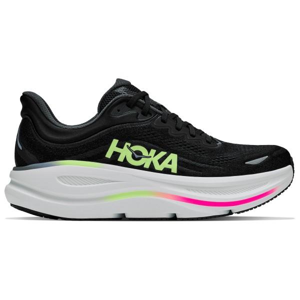 HOKA - Bondi 9 - Runningschuhe EU 46 - Regular schwarz/ neon yuzu