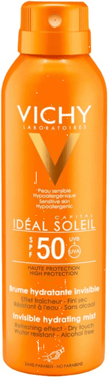 Vichy Capital Soleil Spray Solare Invisibile SPF50 Idratante Resistente Acqua 200ml