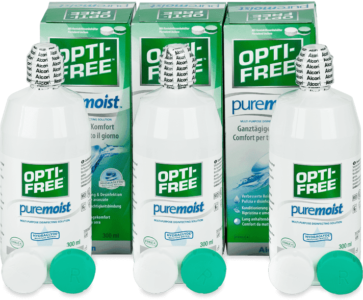 Soluzione OPTI-FREE PureMoist 3 x 300 ml