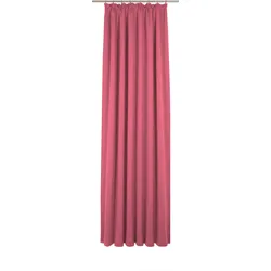 Vorhang ADAM "Uni Collection", pink, B:142cm H:305cm, Baumwolle (Bio-Baumwolle), Gardinen, aus 100% Bio-Baumwolle, Vorhang nach Wunschmaß