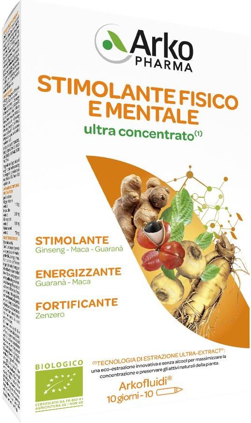 ARKOFARM Srl Arkopharma Stimolante Fisico e Mentale, 10 unidose