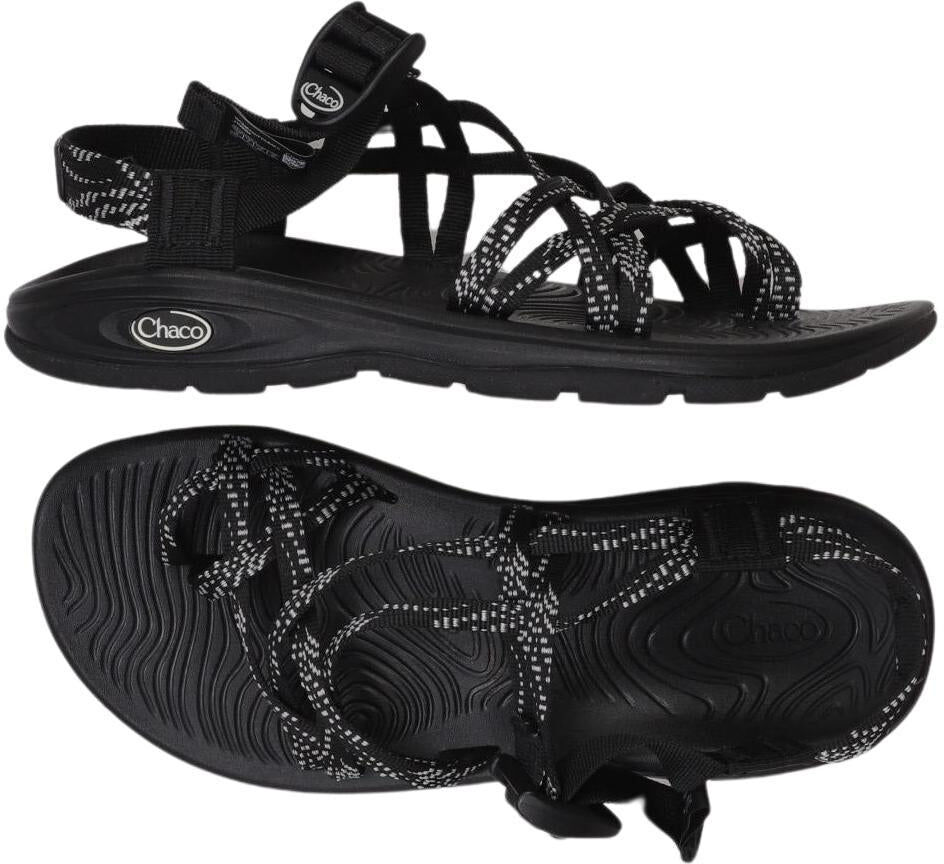 Chaco Damen Sandalen, Schwarz, Gr. EU 40,5 (US 9), kein / Etikett - Second Hand
