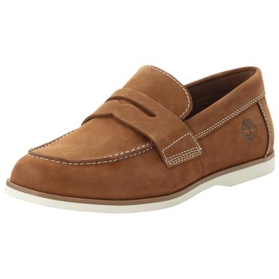 Bootsschuh TIMBERLAND "CLASSIC BOAT BOAT SHOE", Herren, Gr. 43, saddle, Leder, Schuhe Bootsschuh